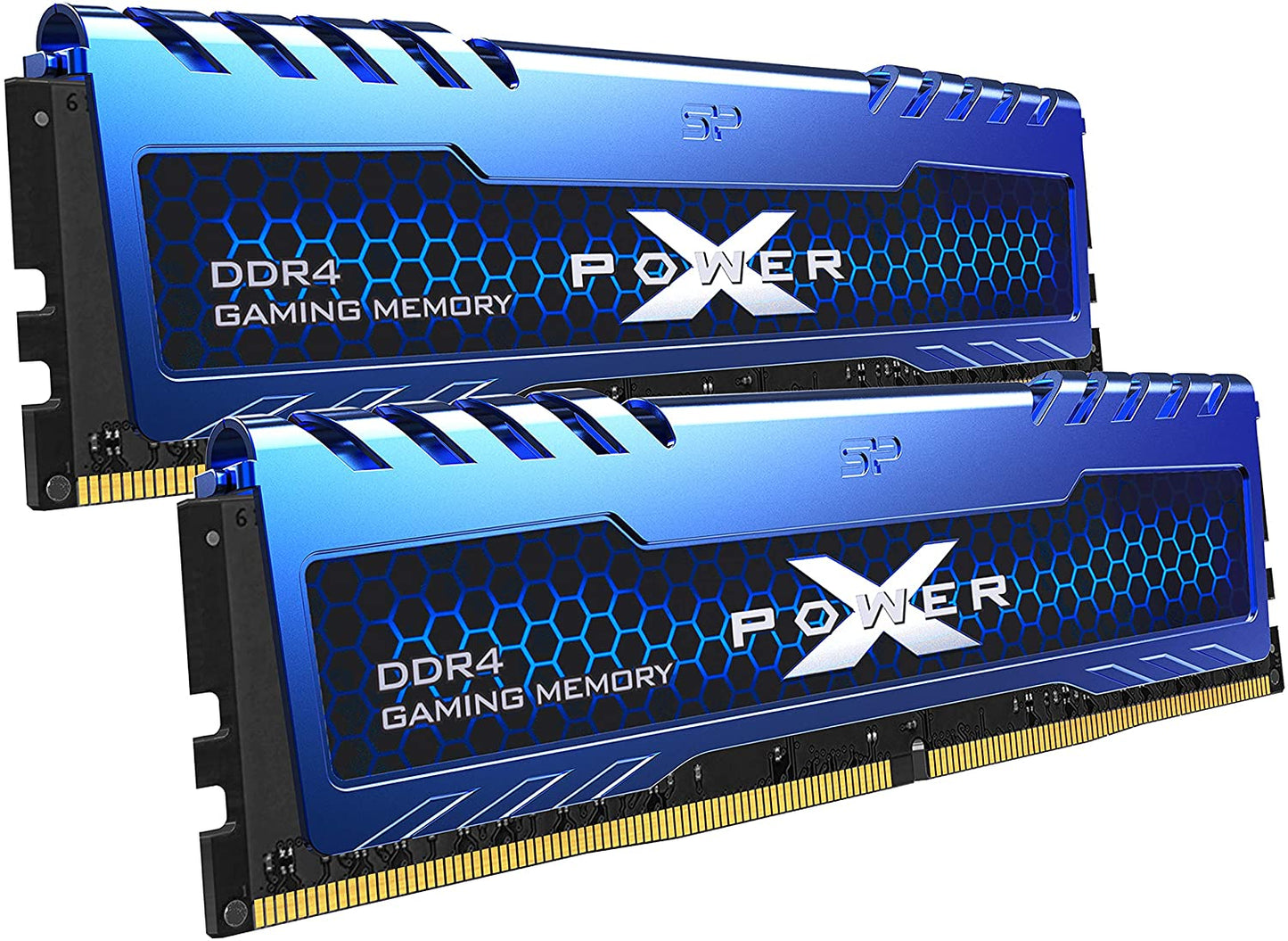 Silicon Power Value Gaming DDR4 RAM 16GB (2X8Gb) 3200Mhz (PC4 25600) CL16 1.35V Desktop Memory Module with Heatsink Camouflage Grey SP016GXLZU320BDAJ5