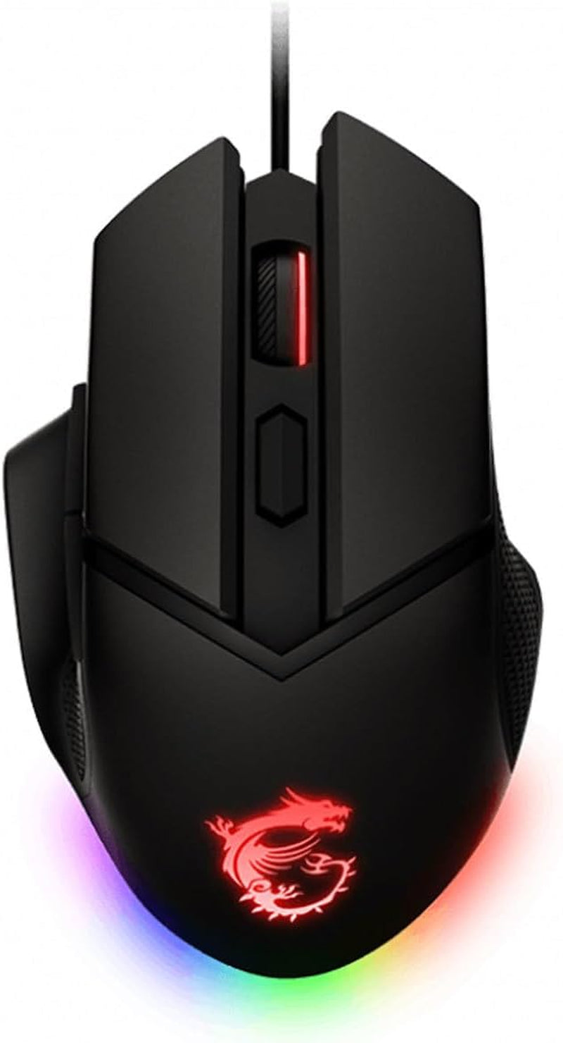 Clutch GM41 Lightweight Wireless Gaming Mouse & Charging Dock, 20,000 DPI, 60M Omron Switches, Fast-Charging 80Hr Battery, RGB Mystic Light, 6 Programmable Buttons, Pc/Mac