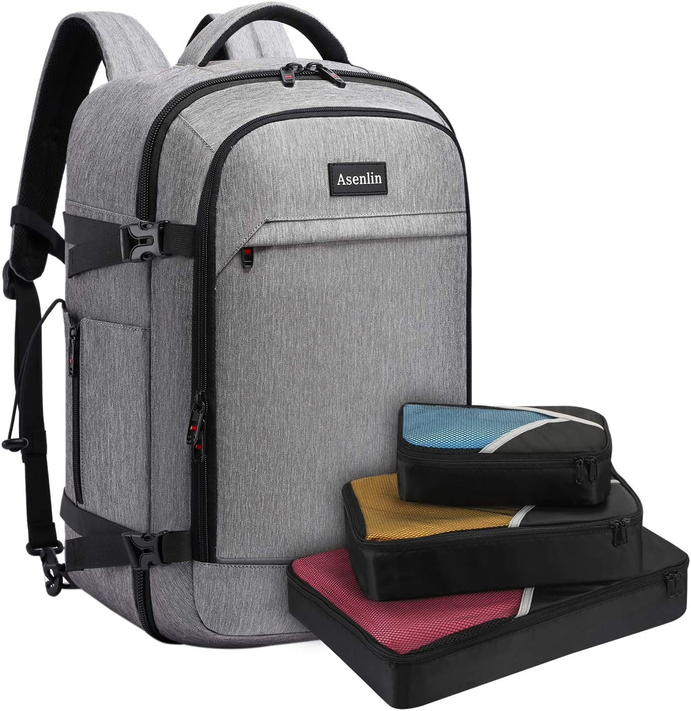 18 Inch Travel Laptop Backpack for Women Men,Business Travel Backpack Fit Flight Approved Water Resistant Computer Backpack Suitcase Backpack Blue