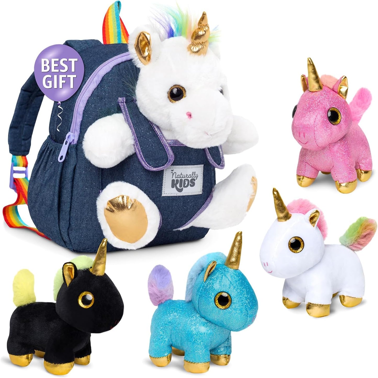 Dinosaur Backpack for Kids 3-5, Toddler Backpack for Boys with Detachable Dinosaur Toy with Pockets and Reflective Logo Patch