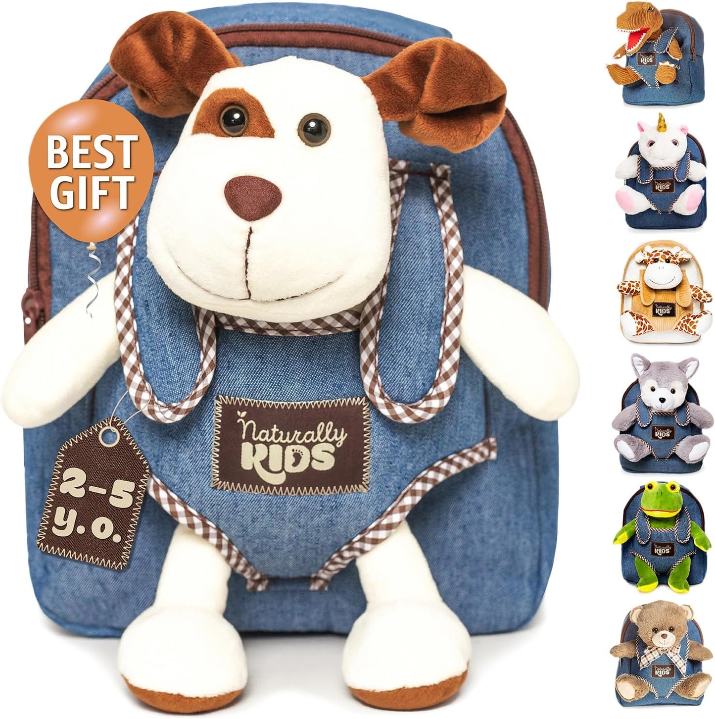 Dinosaur Backpack for Kids 3-5, Toddler Backpack for Boys with Detachable Dinosaur Toy with Pockets and Reflective Logo Patch