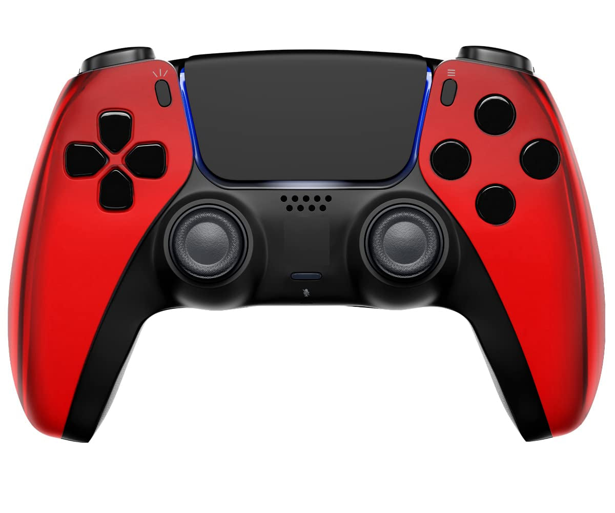 Custom Wireless UN-MODDED PRO Controller Compatible with PS5 Exclusive Unique Design (420 Black)