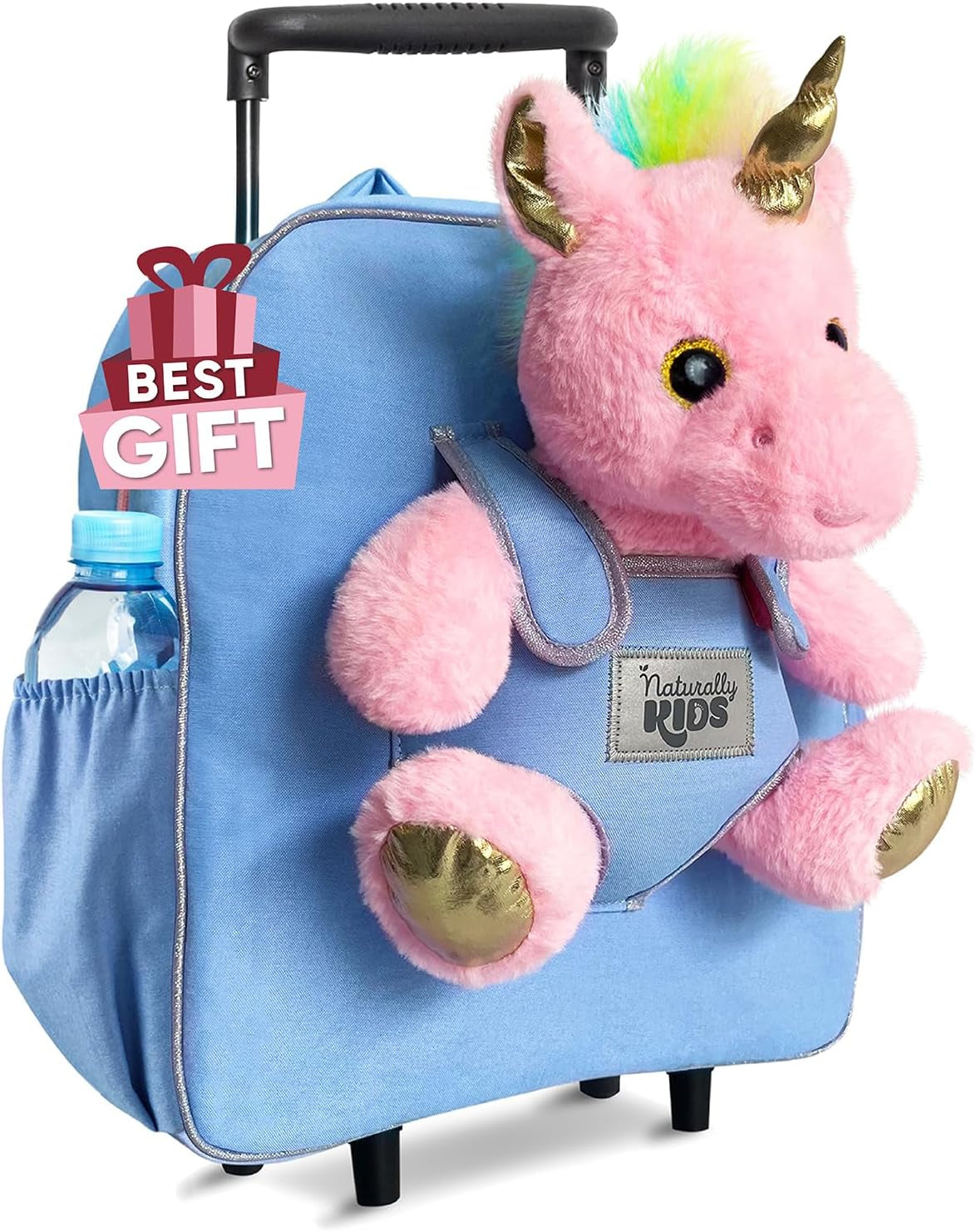 Dinosaur Backpack for Kids 3-5, Toddler Backpack for Boys with Detachable Dinosaur Toy with Pockets and Reflective Logo Patch