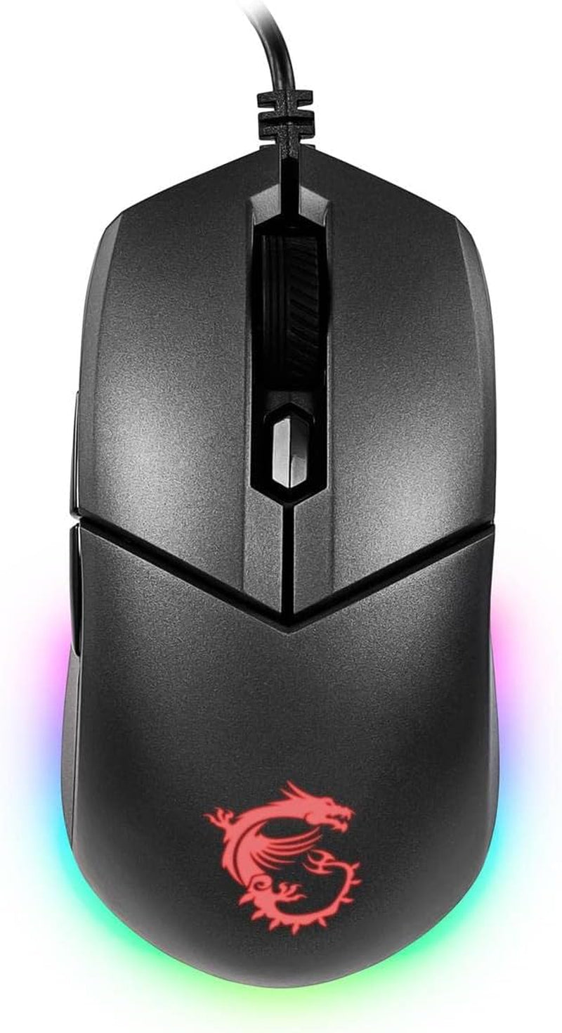 Clutch GM41 Lightweight Wireless Gaming Mouse & Charging Dock, 20,000 DPI, 60M Omron Switches, Fast-Charging 80Hr Battery, RGB Mystic Light, 6 Programmable Buttons, Pc/Mac