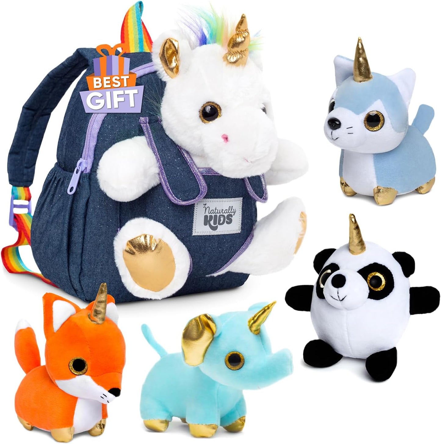 Dinosaur Backpack for Kids 3-5, Toddler Backpack for Boys with Detachable Dinosaur Toy with Pockets and Reflective Logo Patch