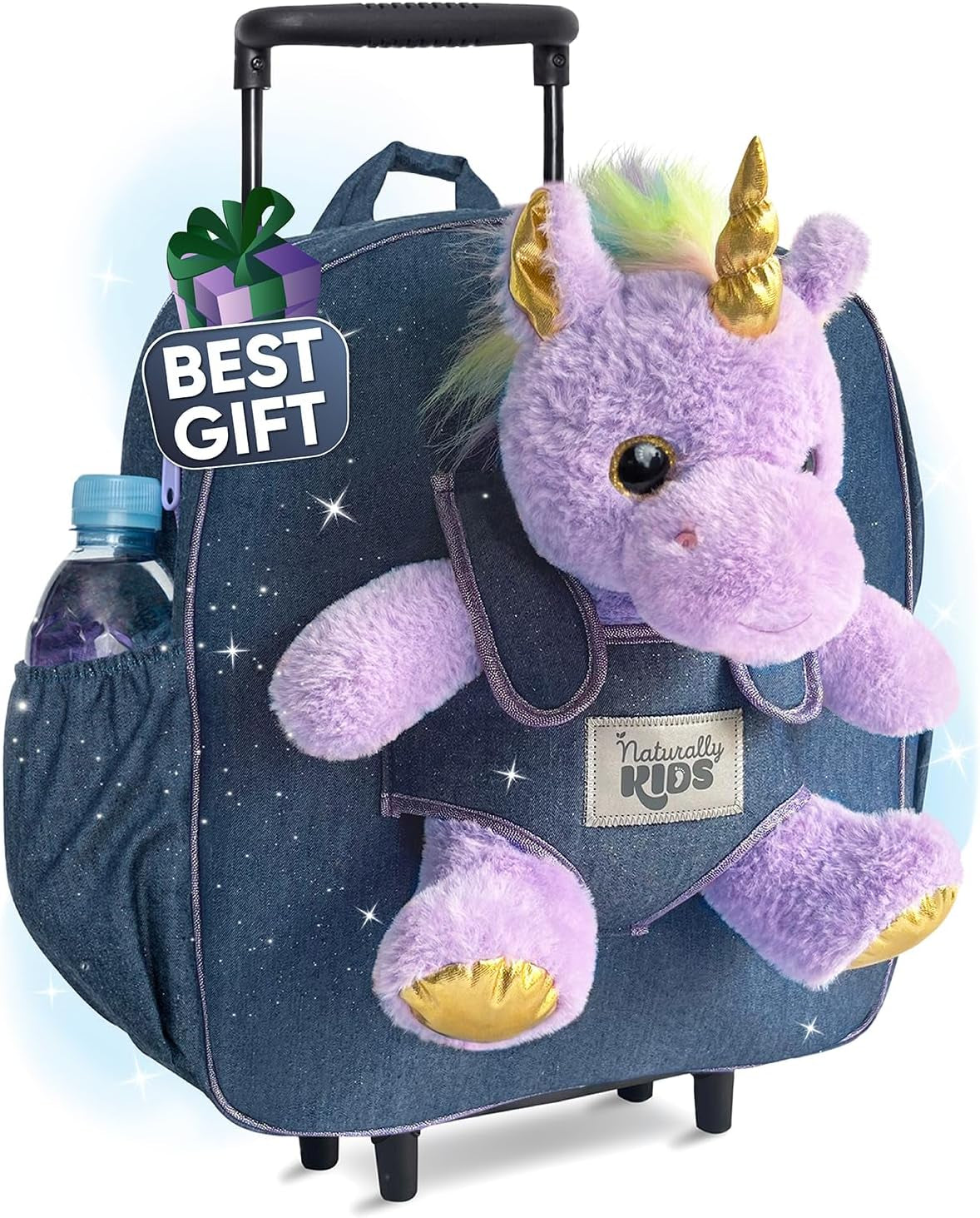 Dinosaur Backpack for Kids 3-5, Toddler Backpack for Boys with Detachable Dinosaur Toy with Pockets and Reflective Logo Patch