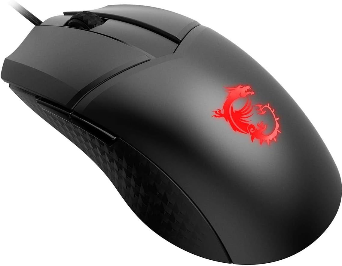 Clutch GM41 Lightweight Wireless Gaming Mouse & Charging Dock, 20,000 DPI, 60M Omron Switches, Fast-Charging 80Hr Battery, RGB Mystic Light, 6 Programmable Buttons, Pc/Mac