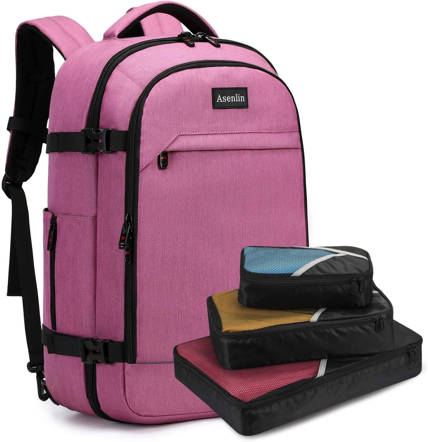 18 Inch Travel Laptop Backpack for Women Men,Business Travel Backpack Fit Flight Approved Water Resistant Computer Backpack Suitcase Backpack Blue
