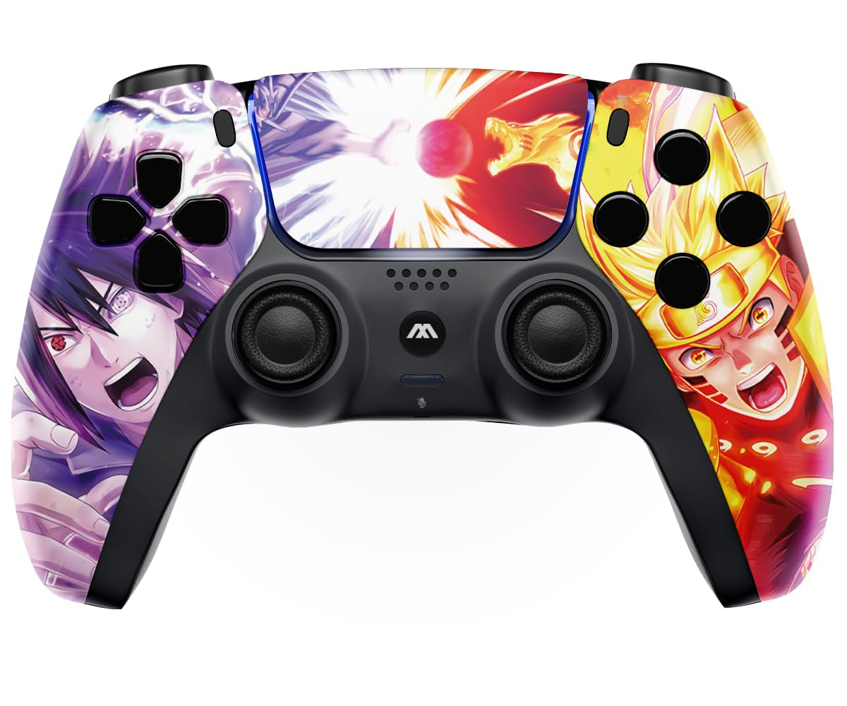 Custom Wireless UN-MODDED PRO Controller Compatible with PS5 Exclusive Unique Design (420 Black)
