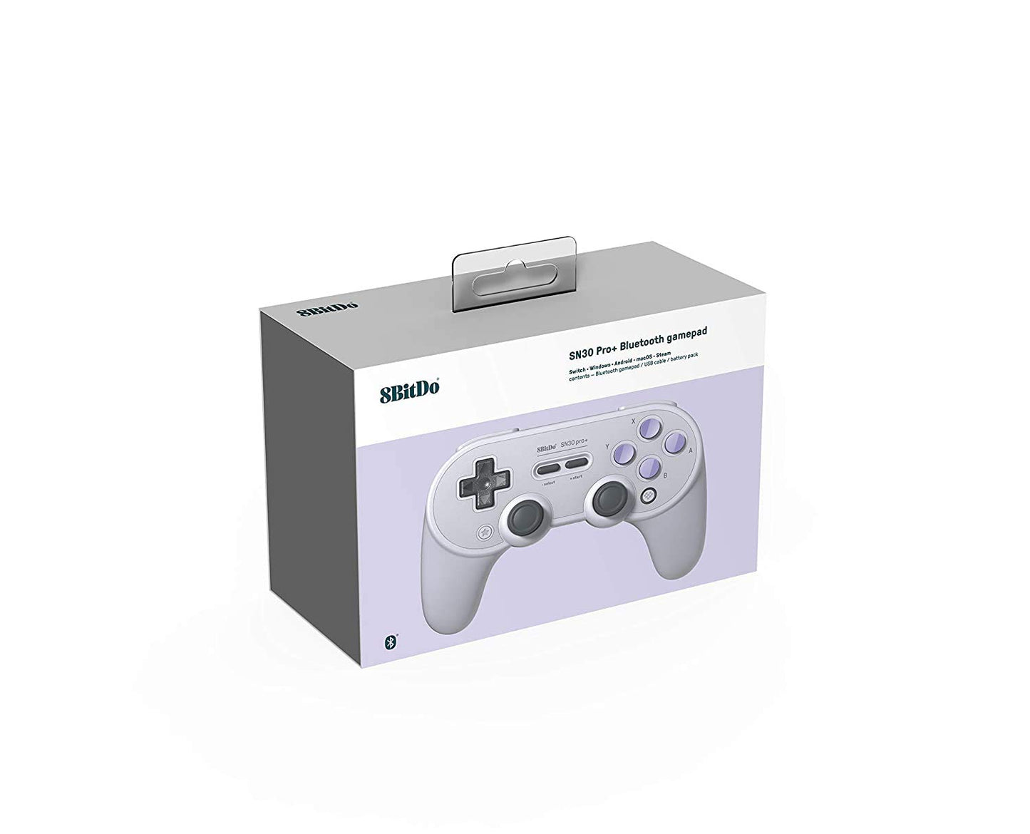 Sn30 Pro+ Bluetooth Controller Wireless Gamepad for Switch, PC, Macos, Android, Steam and Raspberry Pi (Black Edition)